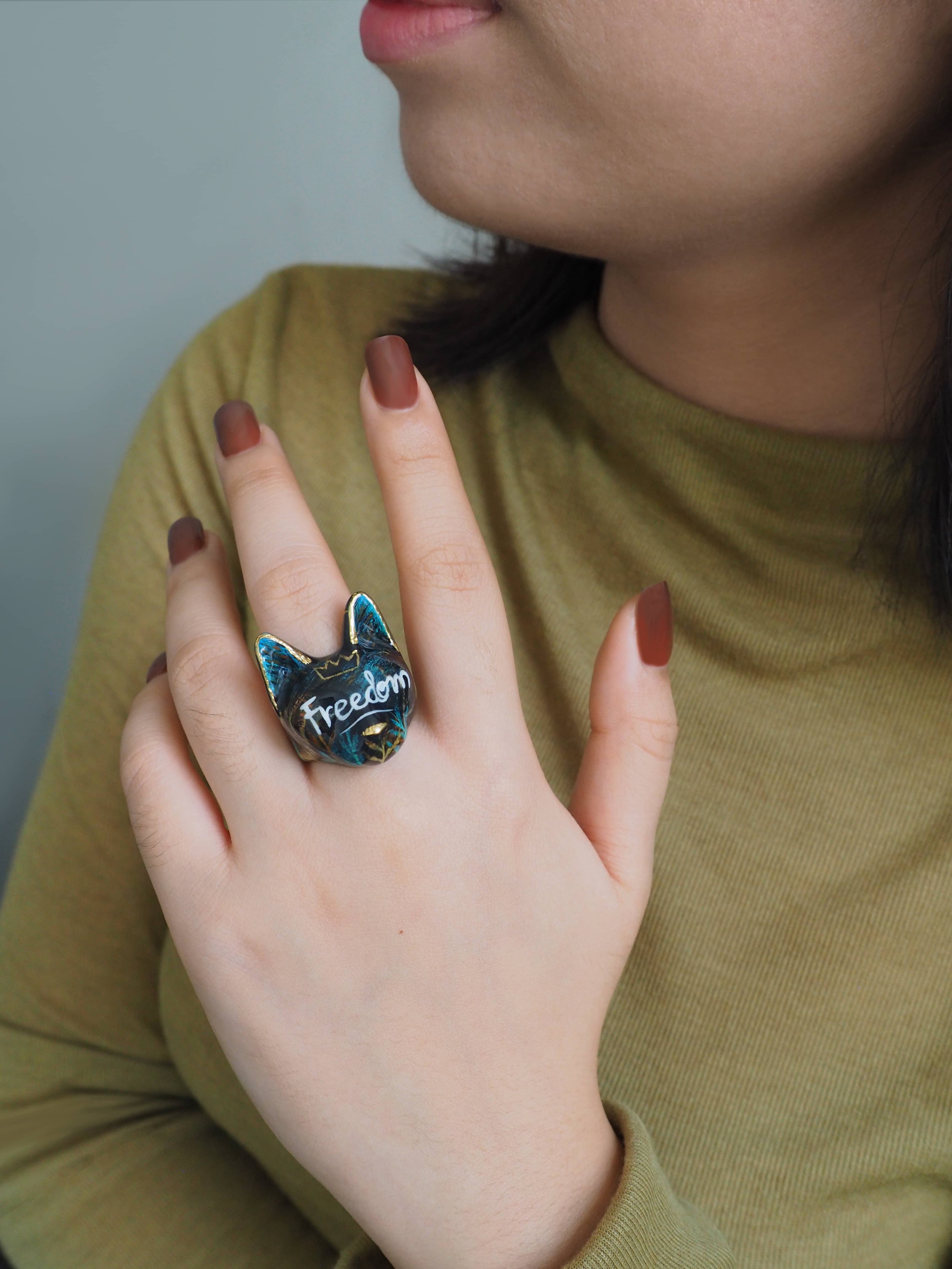 Freedom Cat Ring | MaewMarch
