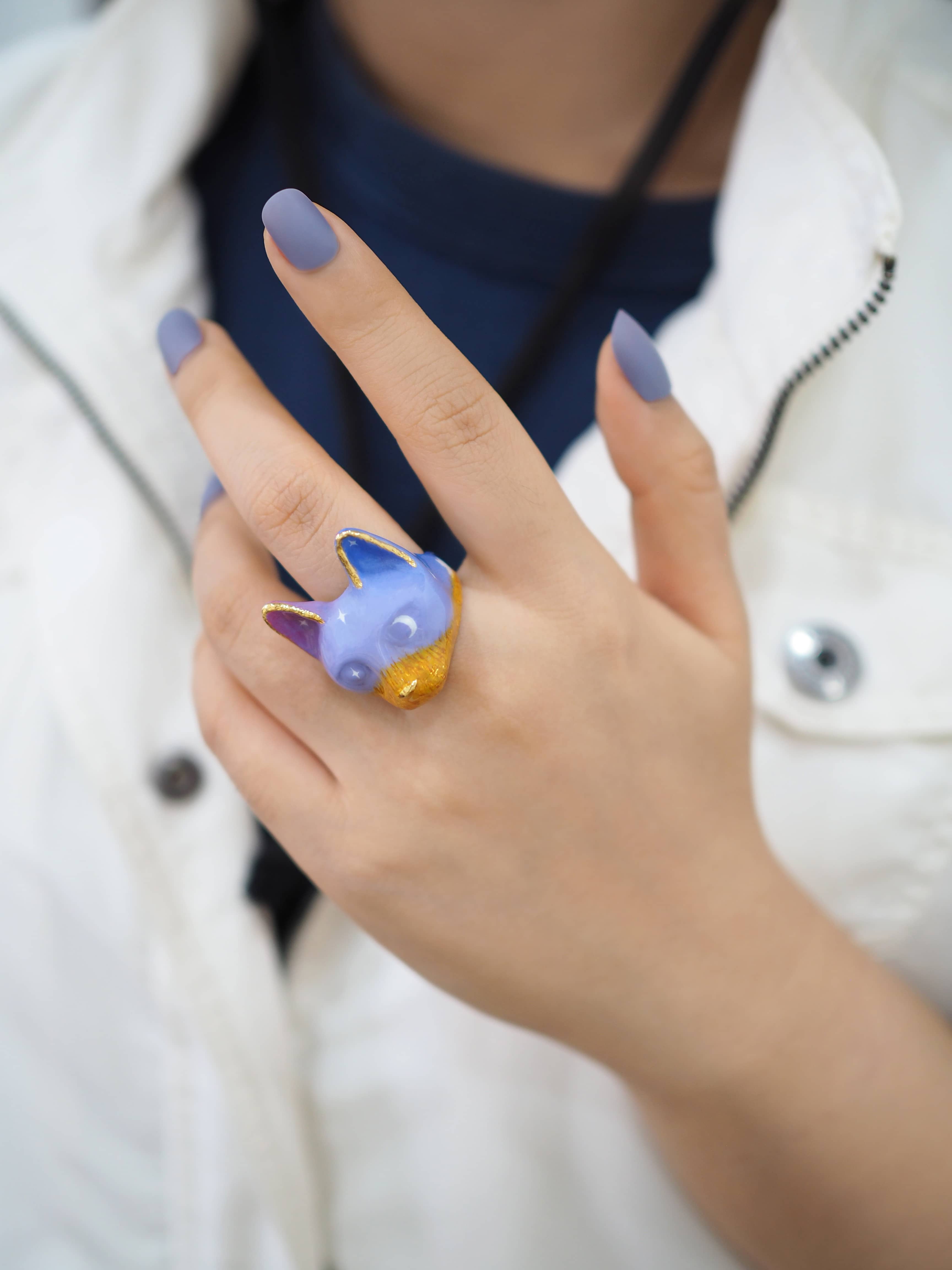 Journey Goodnight Cat Ring | MaewMarch
