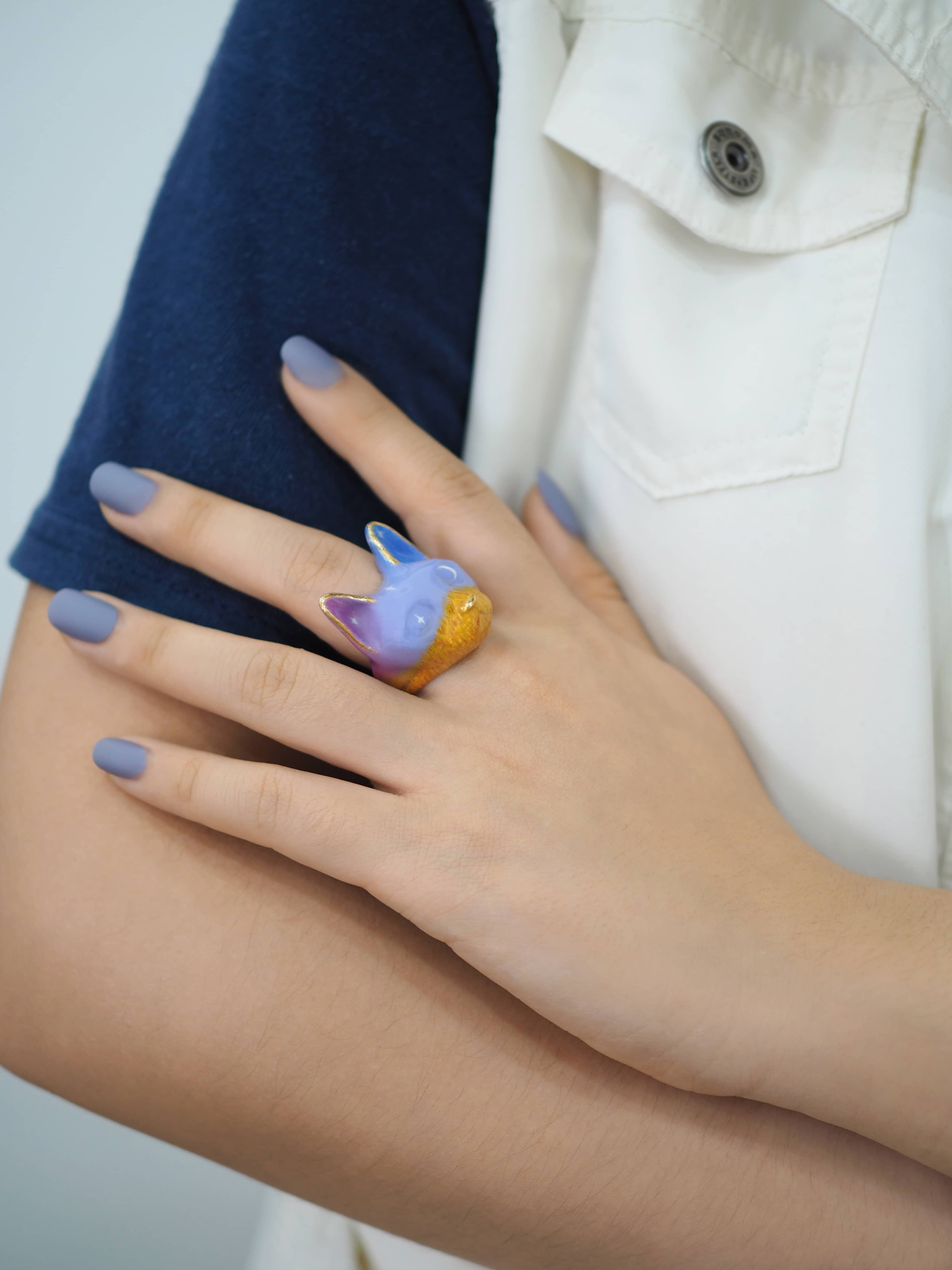 Journey Goodnight Cat Ring | MaewMarch
