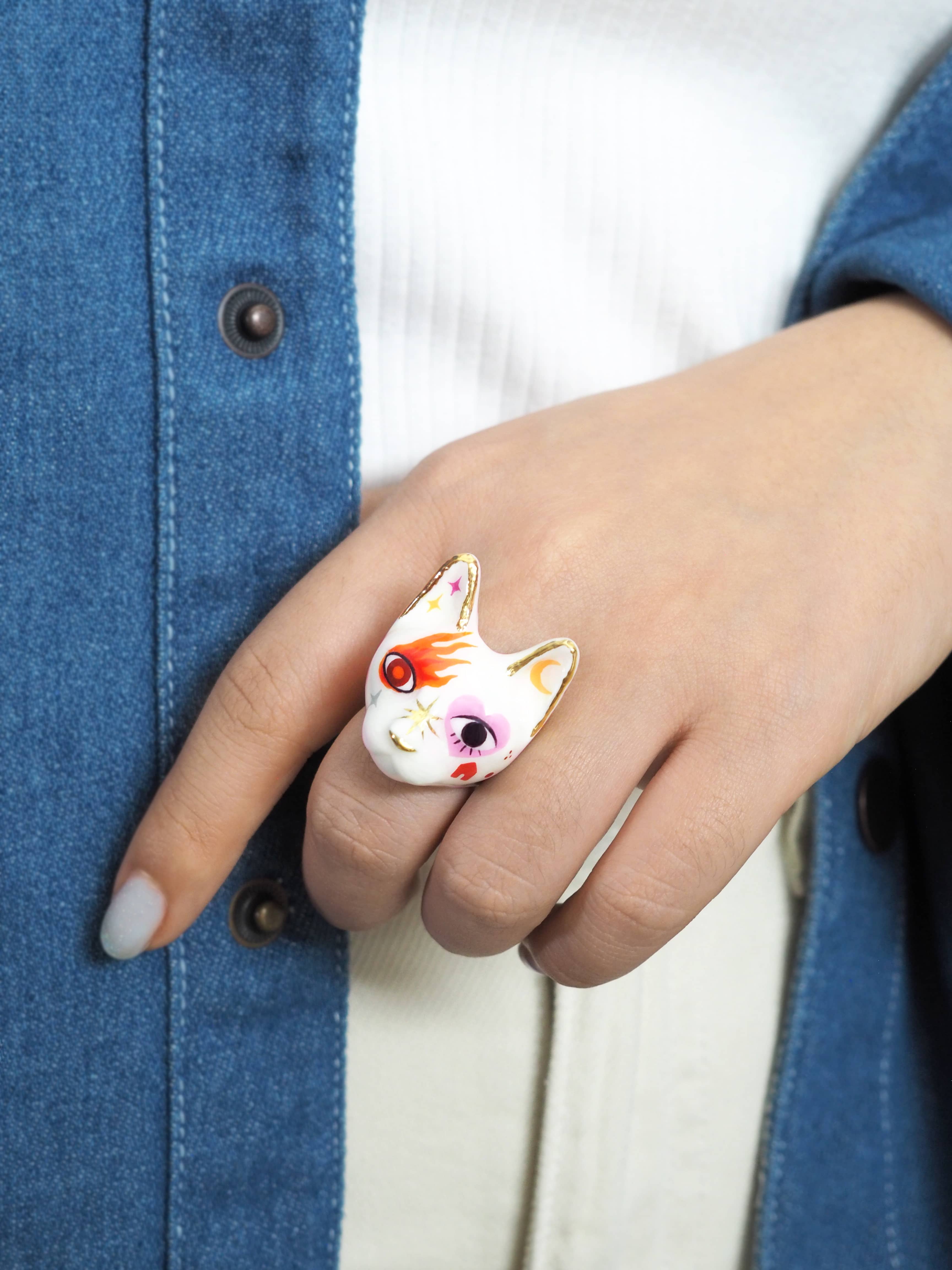 Love Fire Cat Ring | MaewMarch