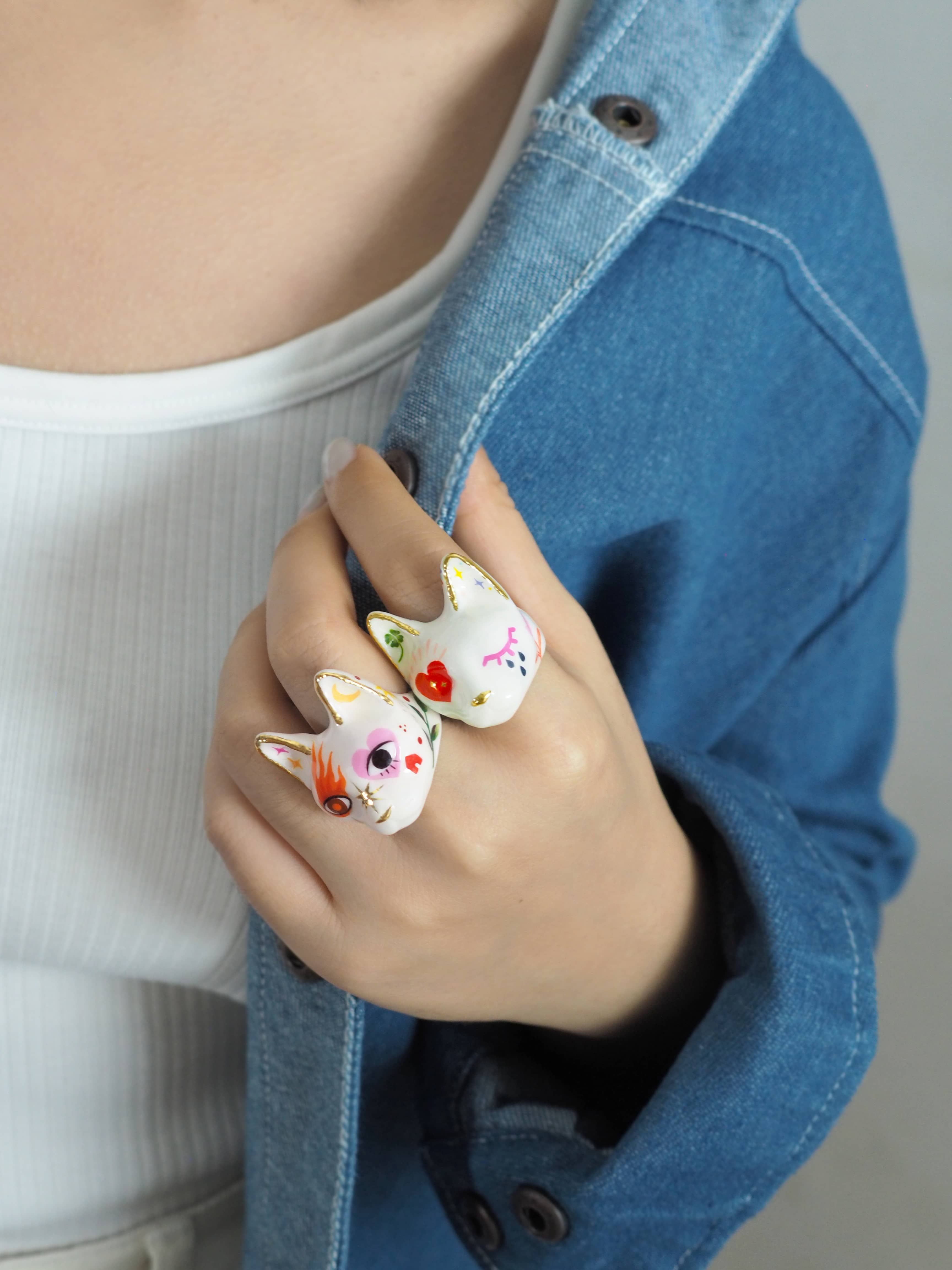 Love Fire Cat Ring | MaewMarch