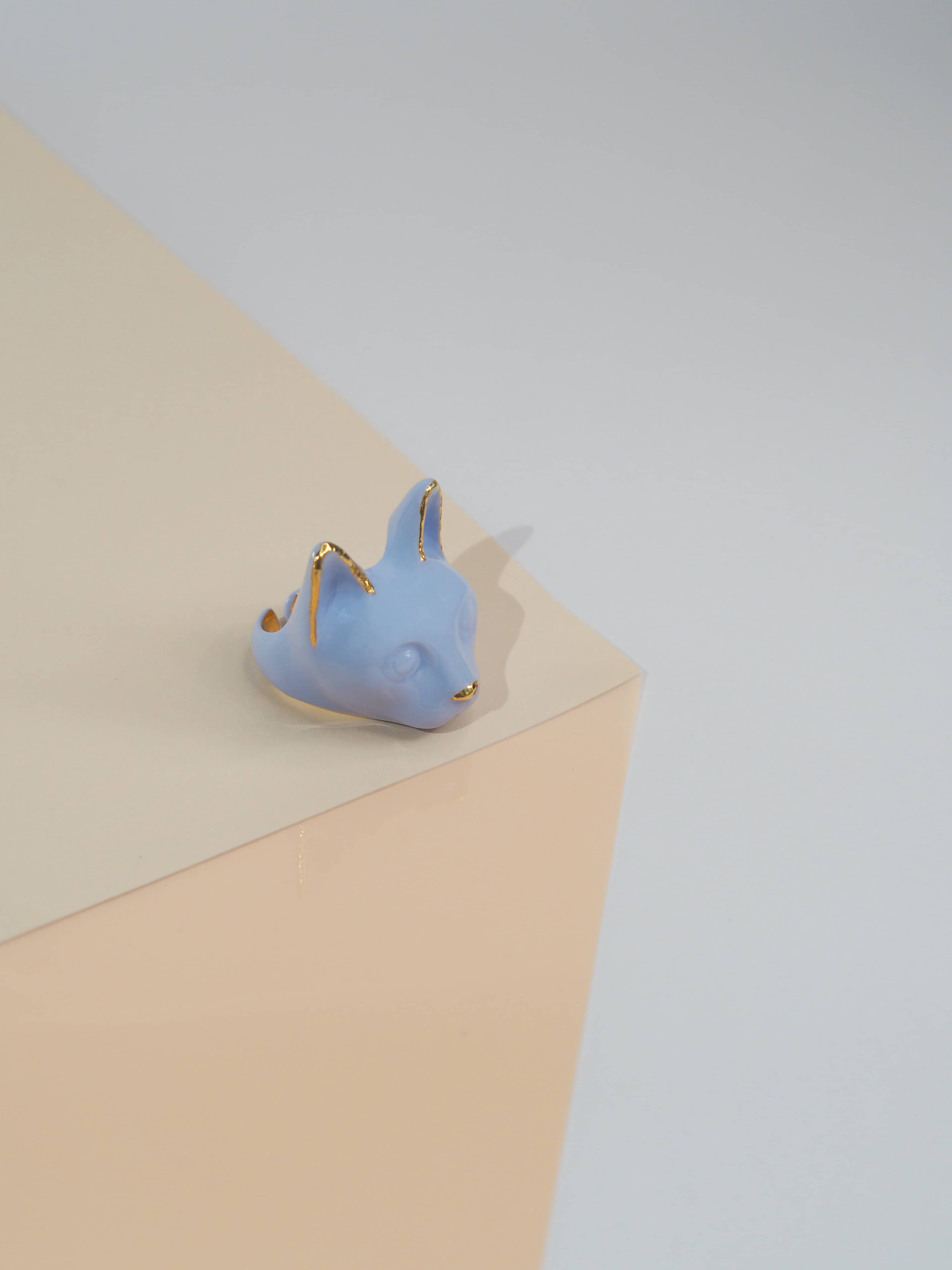 Dreaming Blue Cat Ring  | MaewMarch