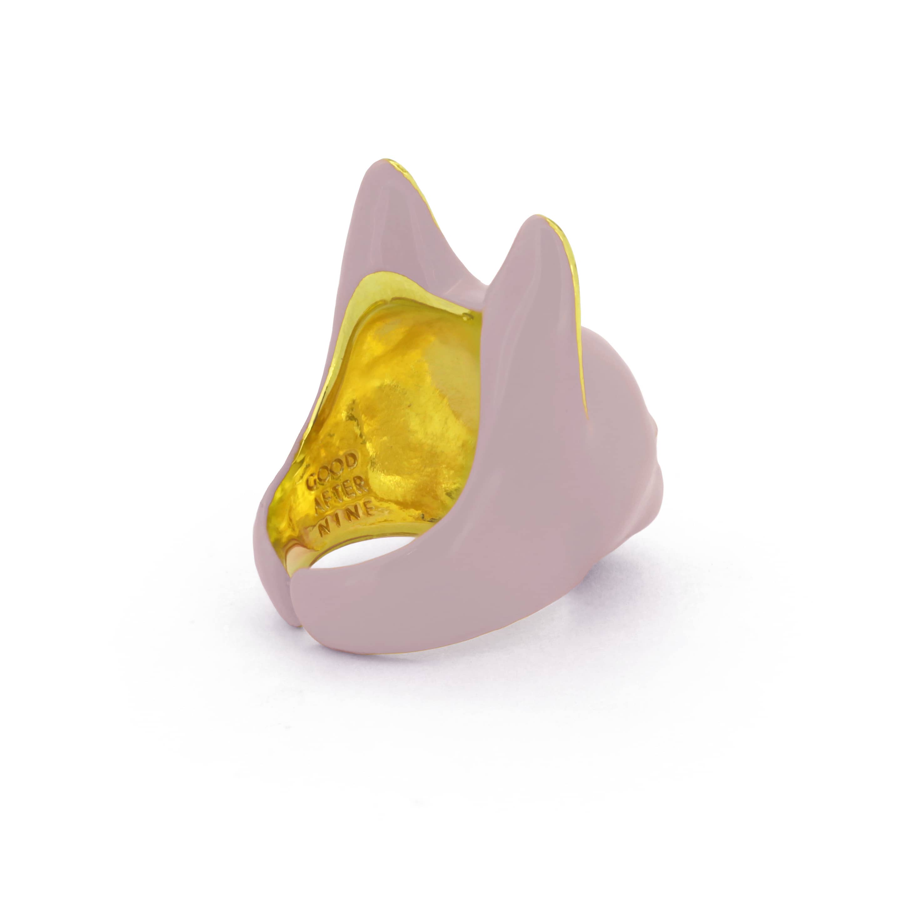 Dusking Magenta Cat Ring  | MaewMarch