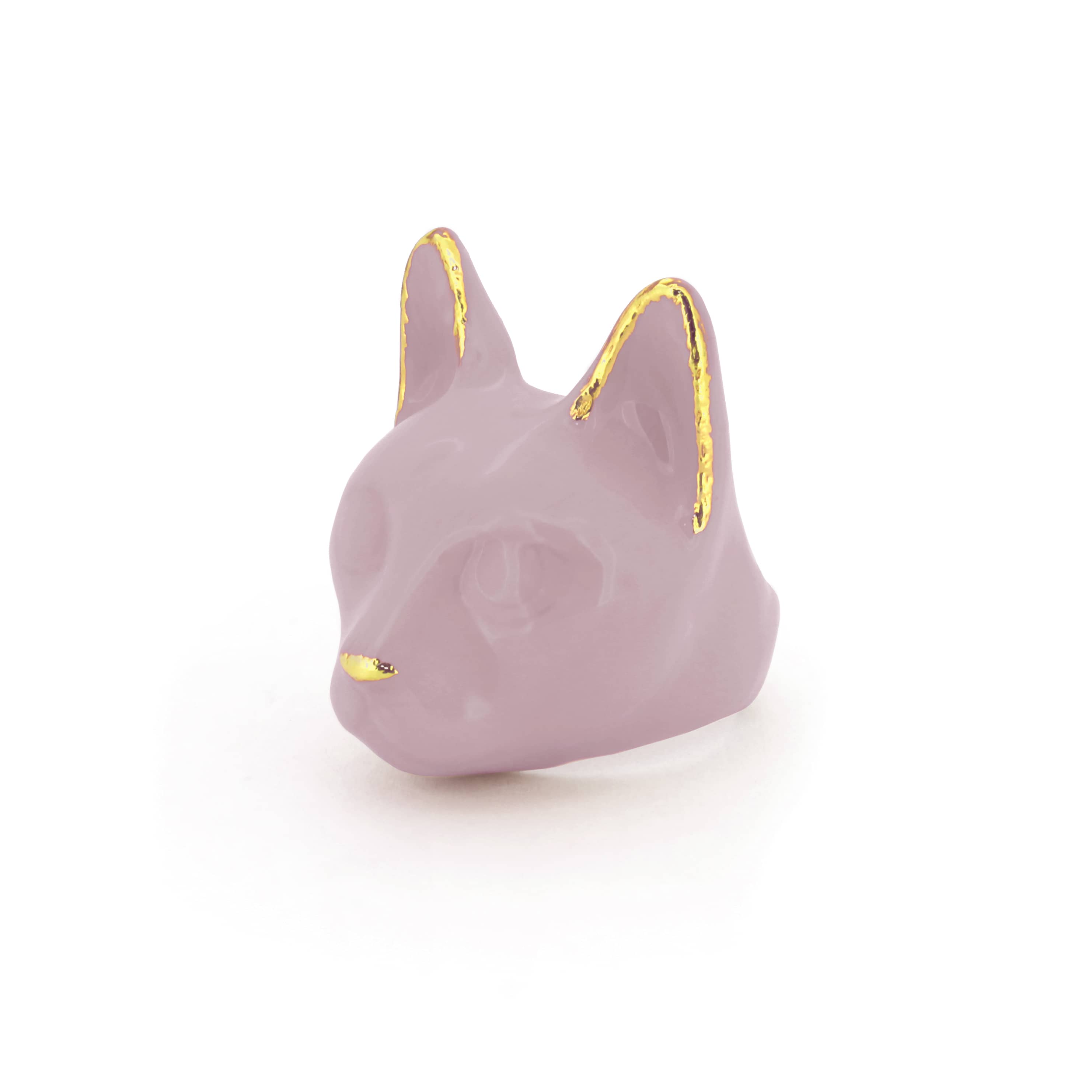 Dusking Magenta Cat Ring  | MaewMarch
