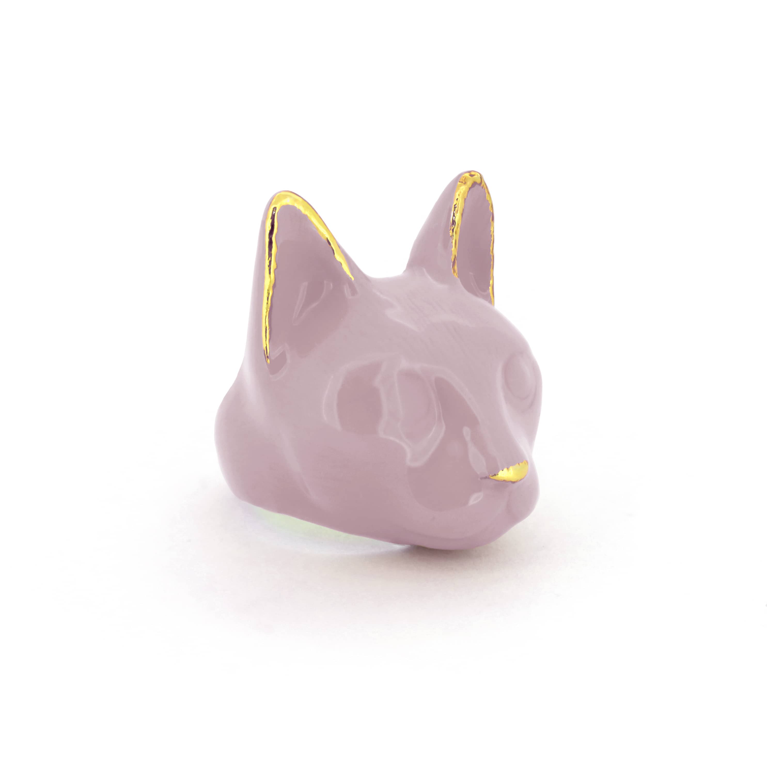 Dusking Magenta Cat Ring  | MaewMarch