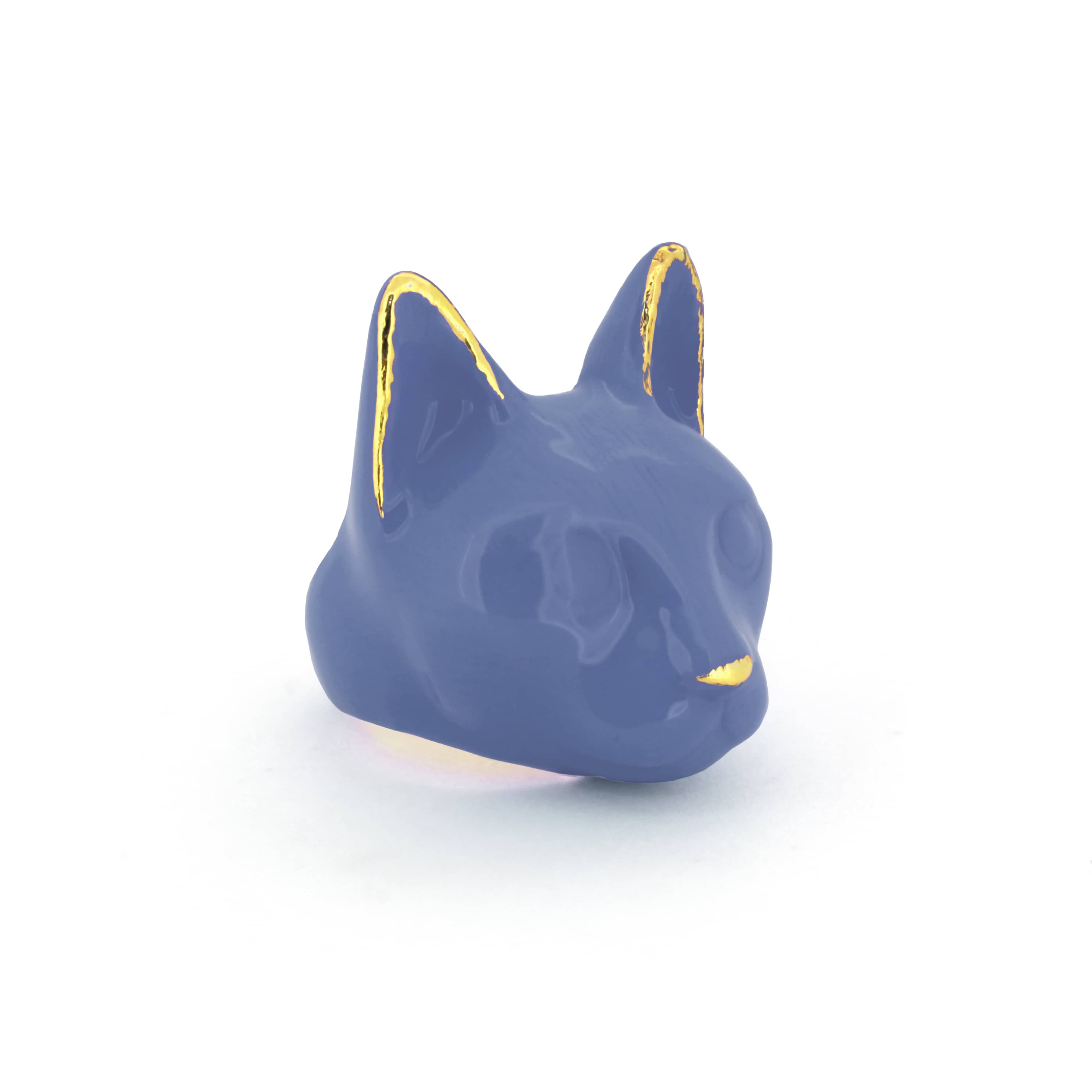 Nostalgia Blue Cat Ring  | MaewMarch