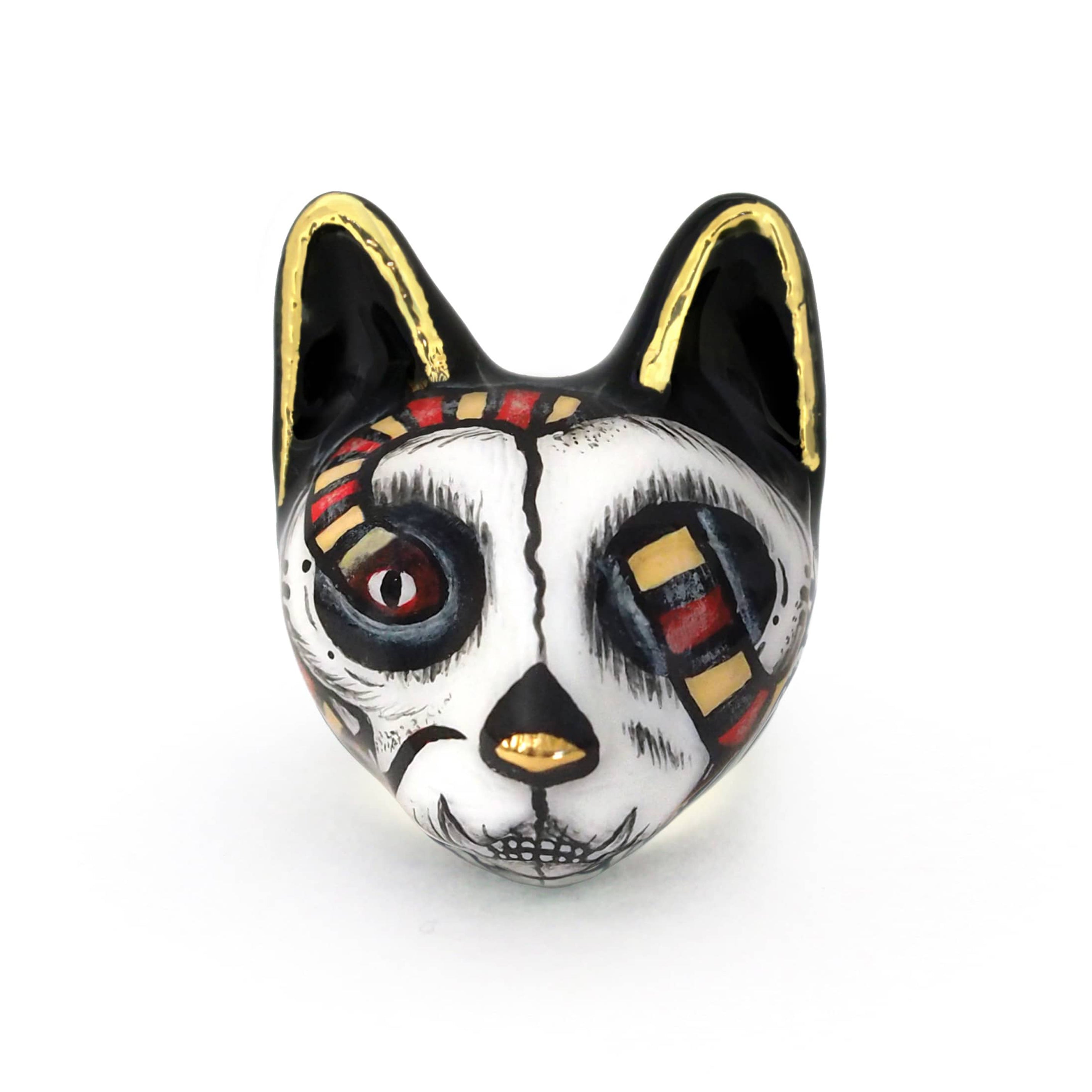 Snake Skull Cat Ring | MaewMarch
