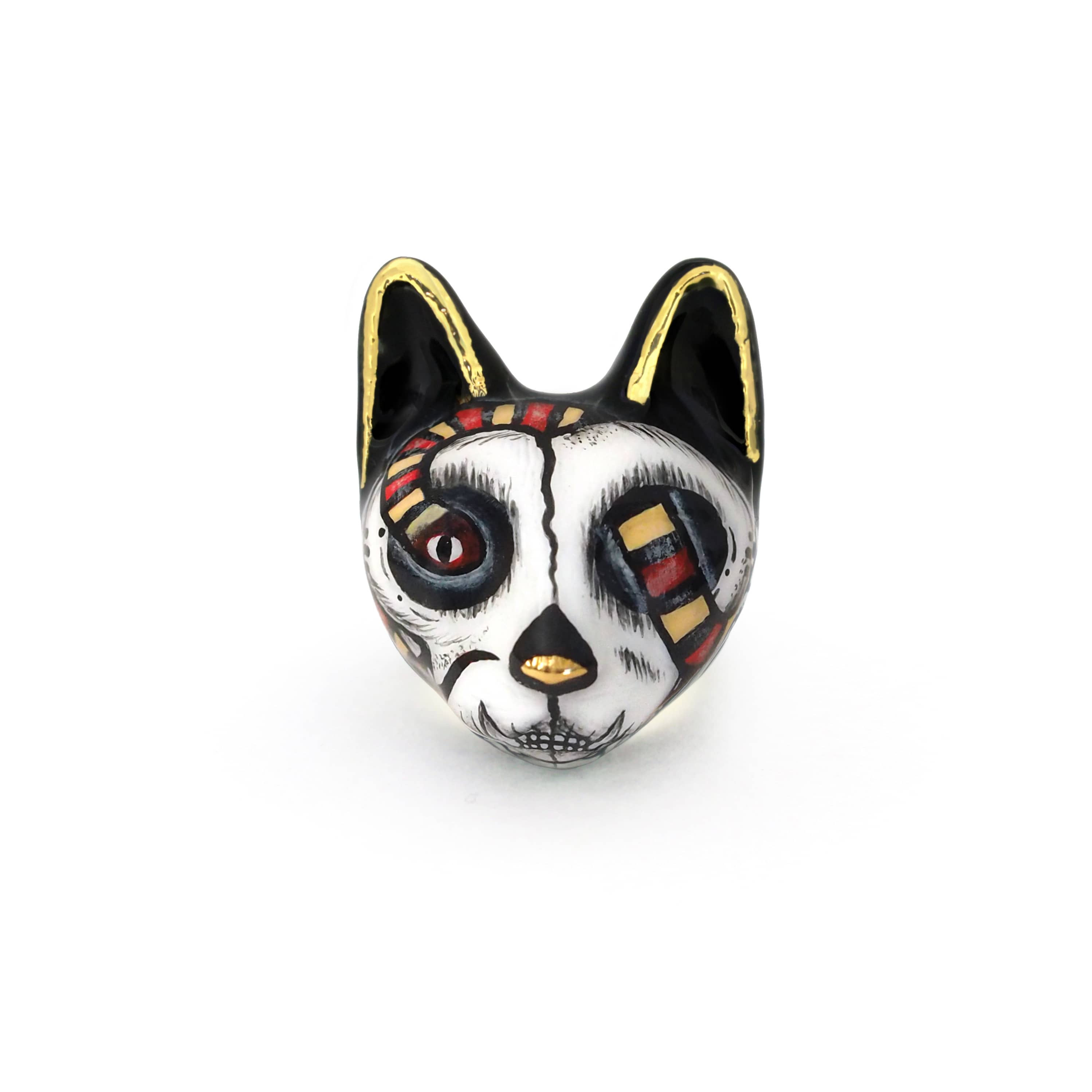 Snake Skull Cat Ring | MaewMarch