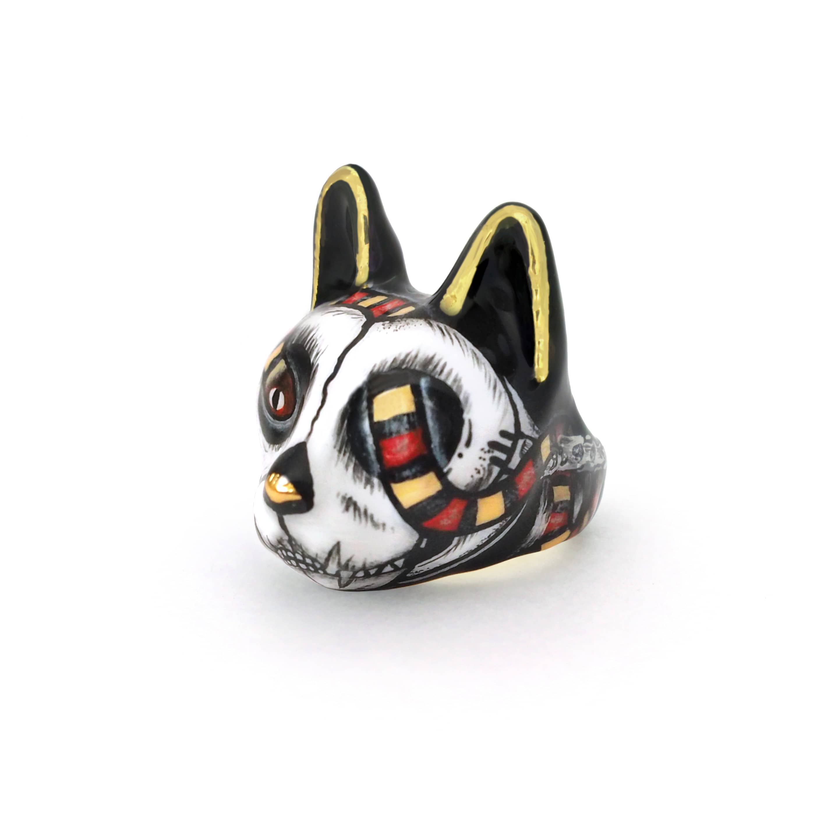 Snake Skull Cat Ring | MaewMarch