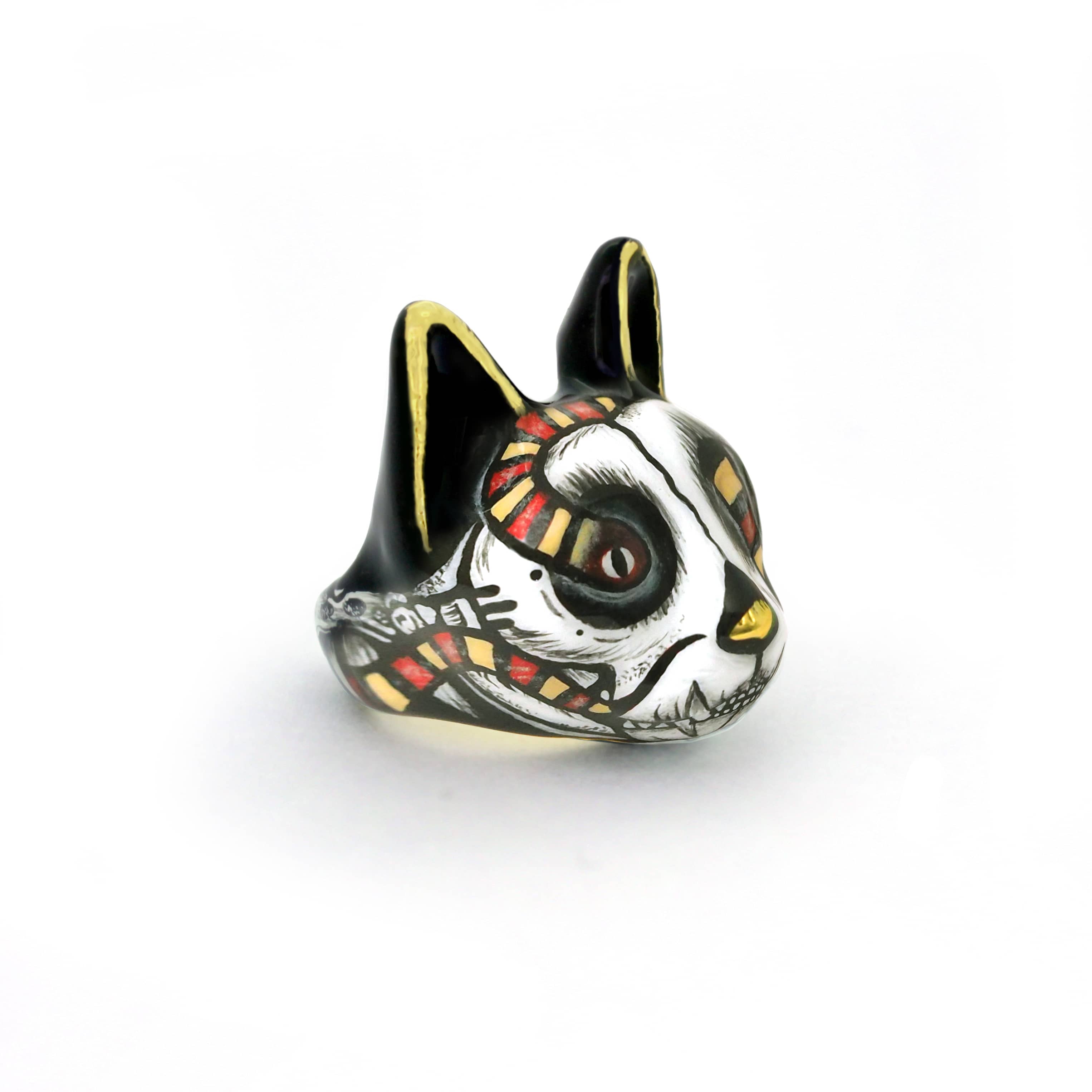 Snake Skull Cat Ring | MaewMarch