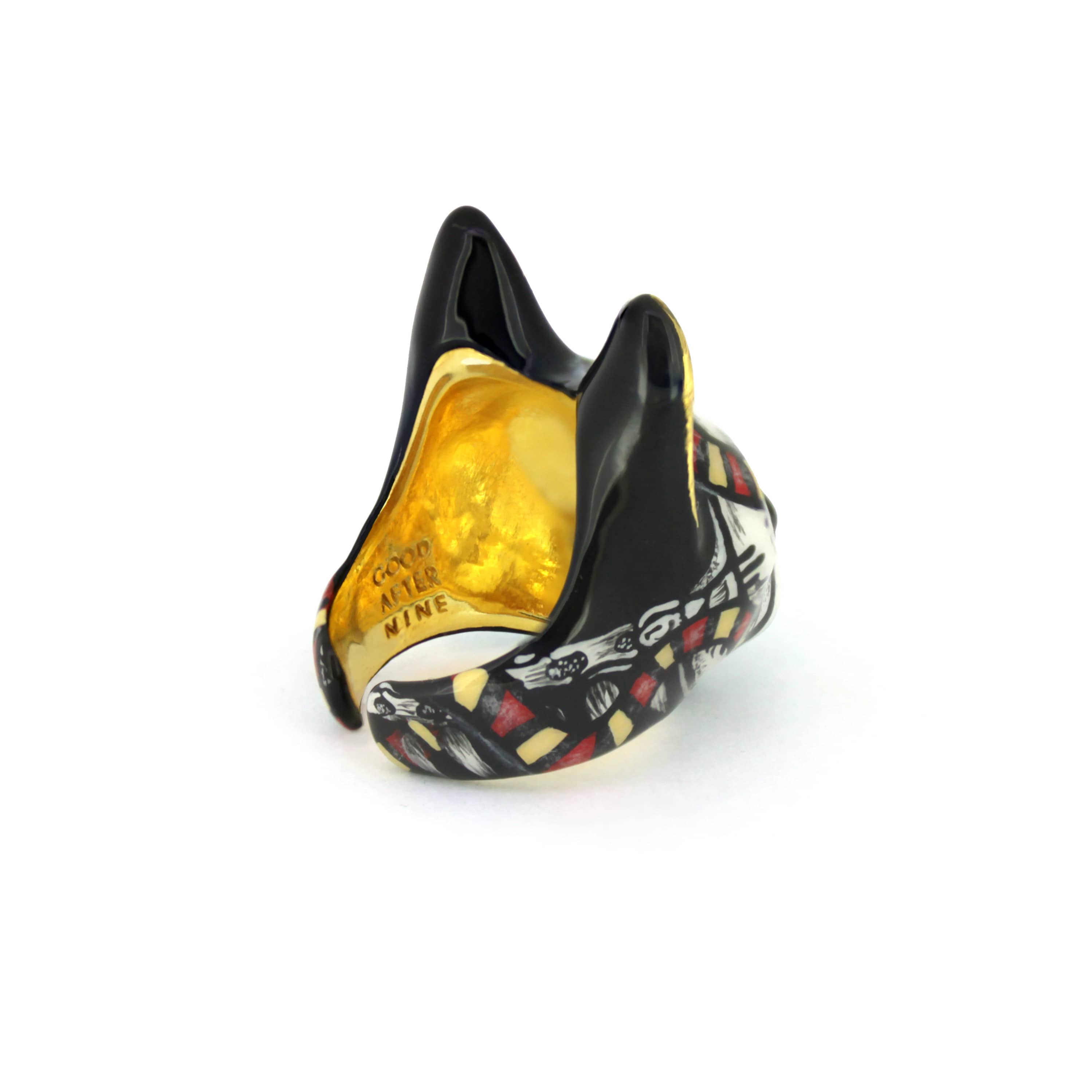 Snake Skull Cat Ring | MaewMarch