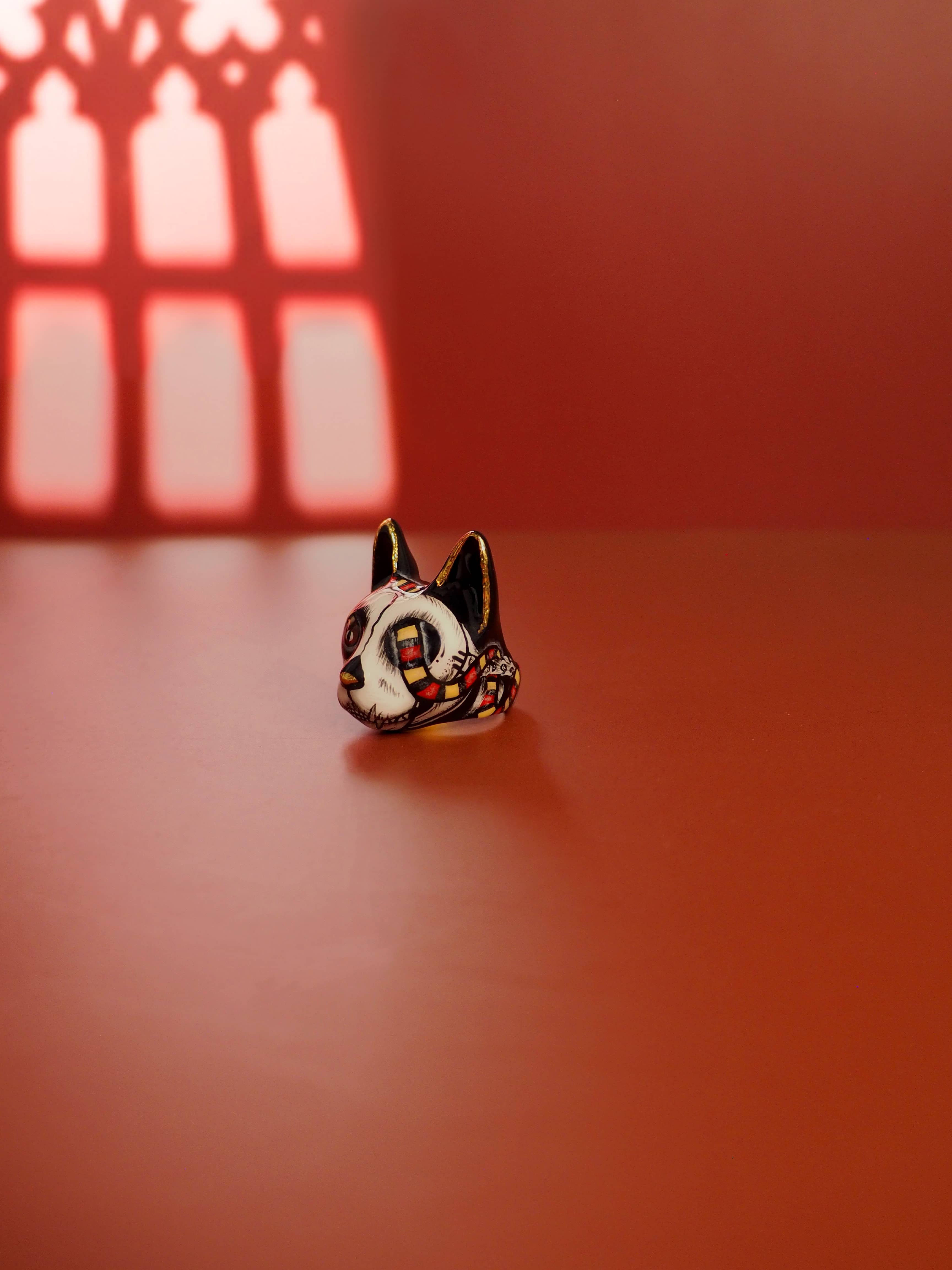 Snake Skull Cat Ring | MaewMarch