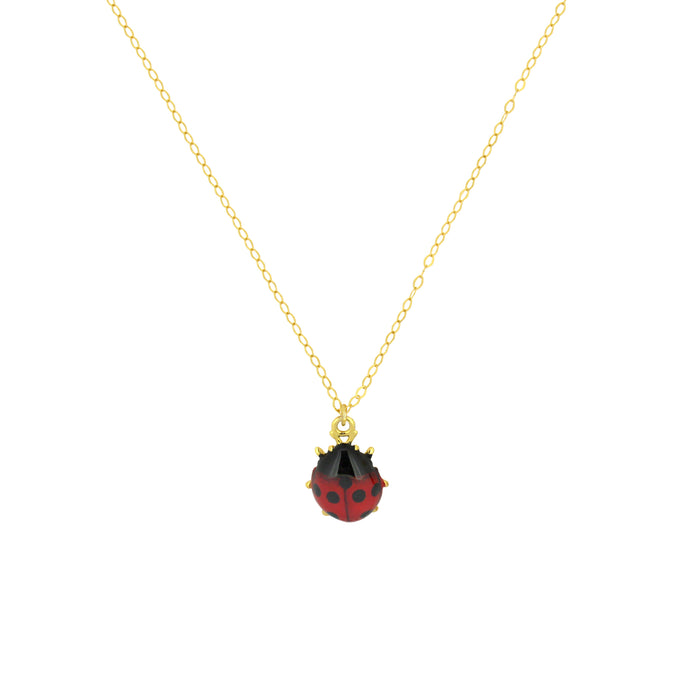 Ladybug Necklace | Morning Garden