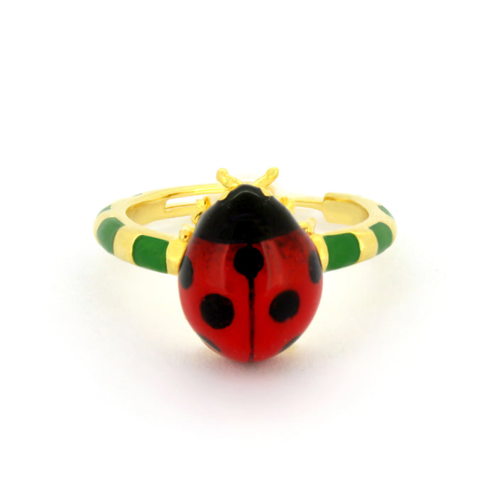 Ladybug Ring | Morning Garden