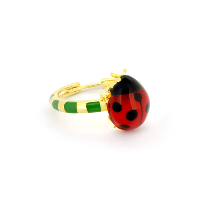 Ladybug Ring | Morning Garden