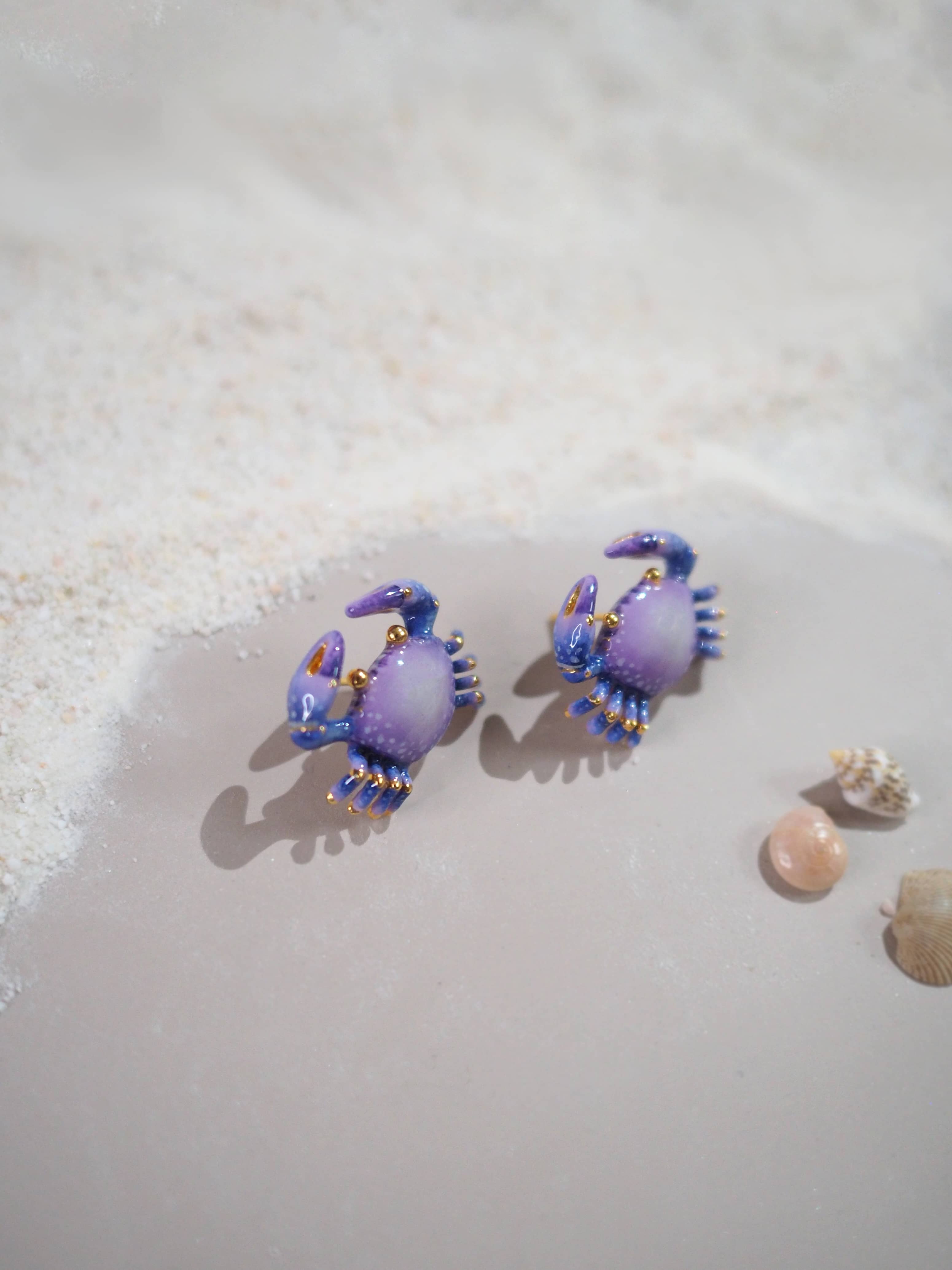 Sea Crab Earrings | Sea of Love