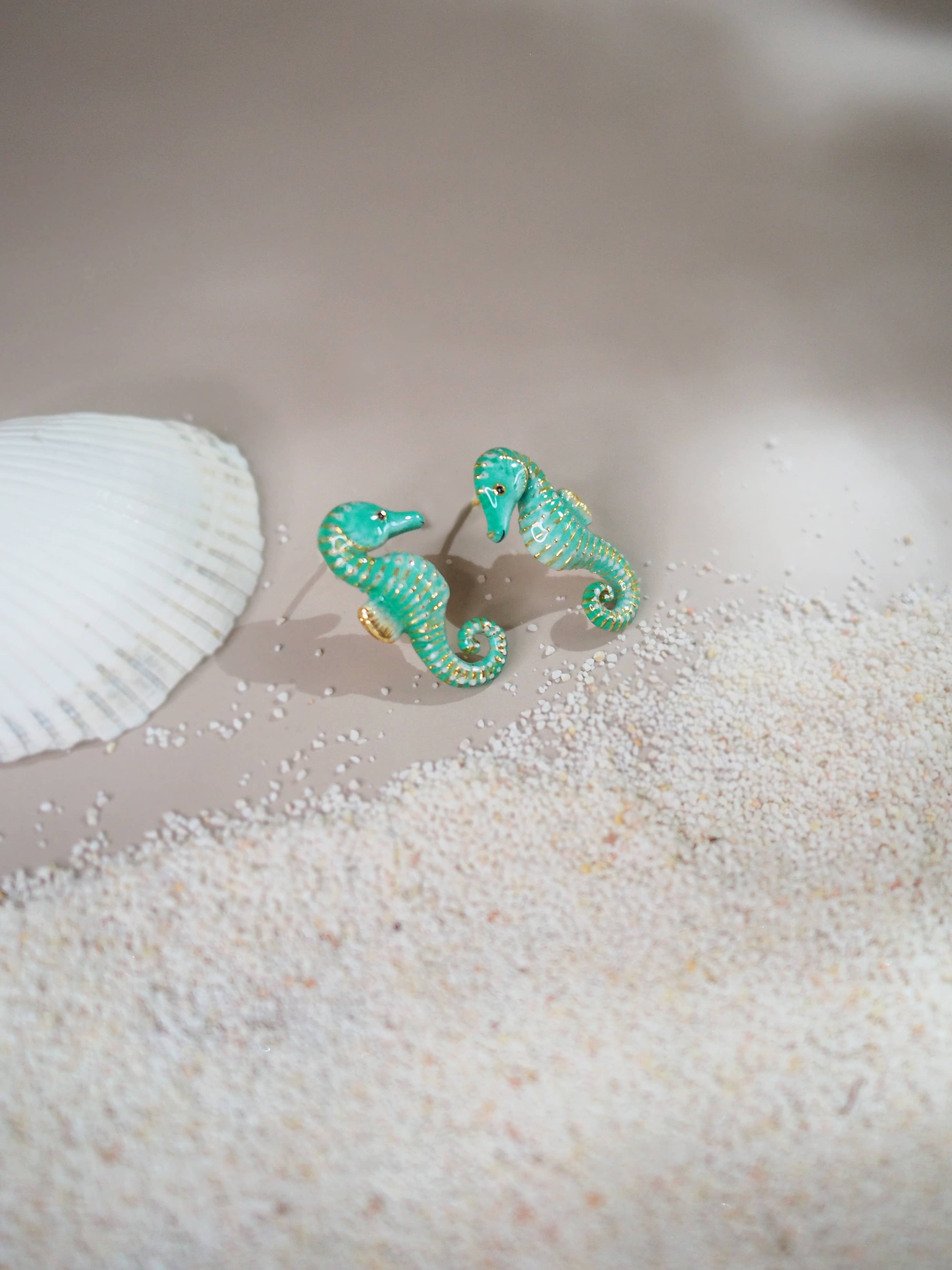 Seahorse Earrings | Sea of Love