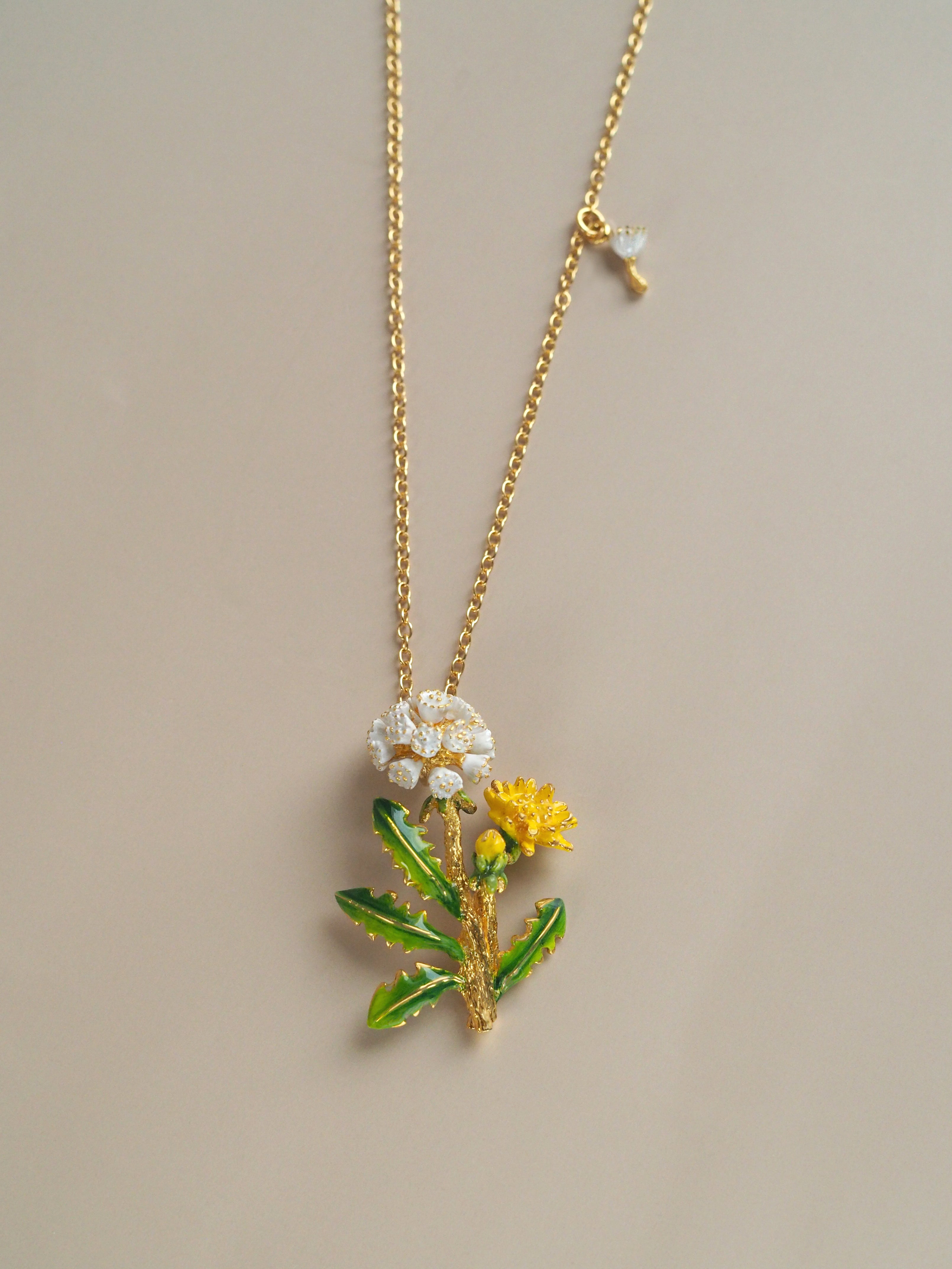 Dandelion Necklace