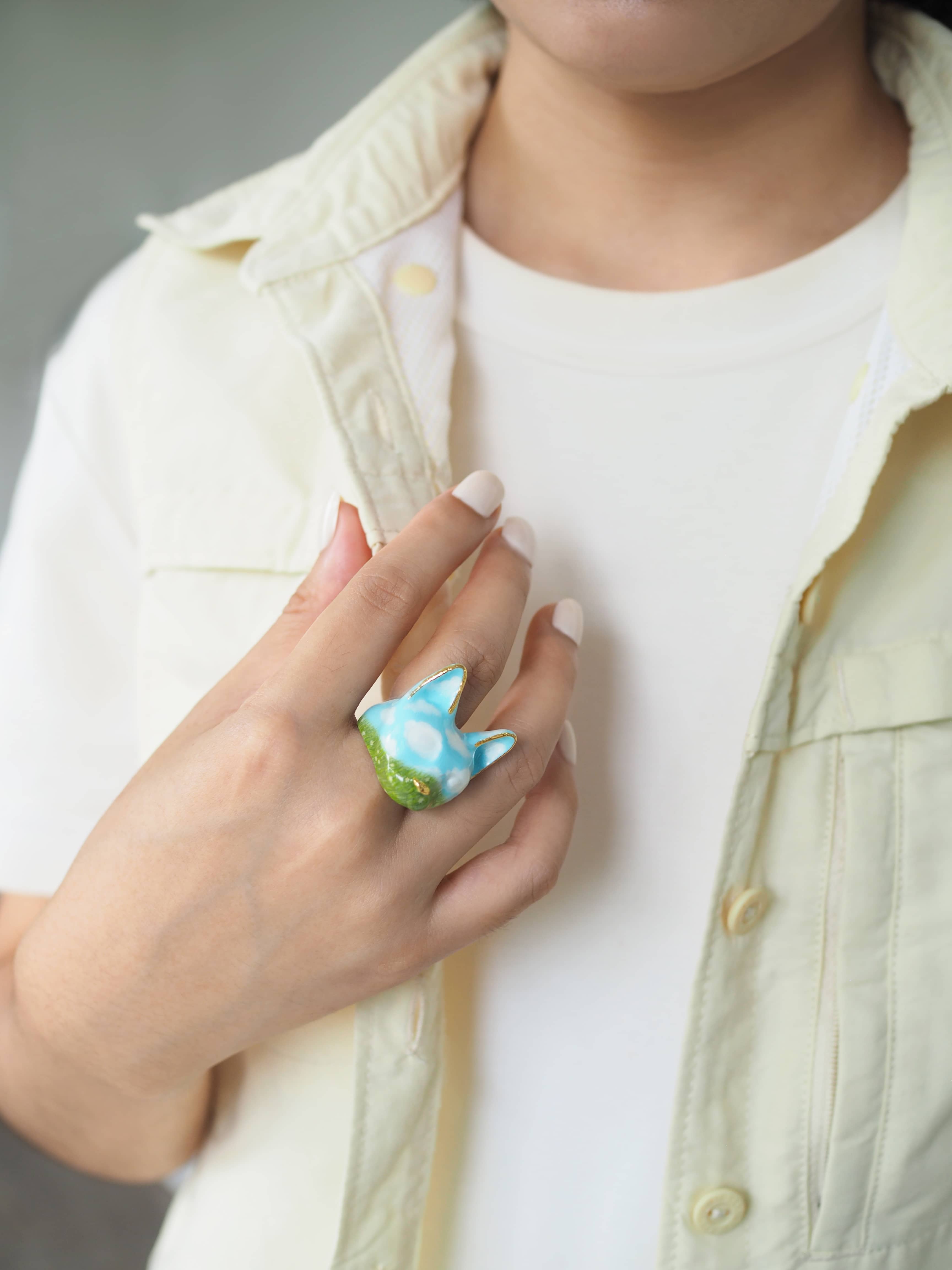 Journey Goodday Cat Ring | MaewMarch