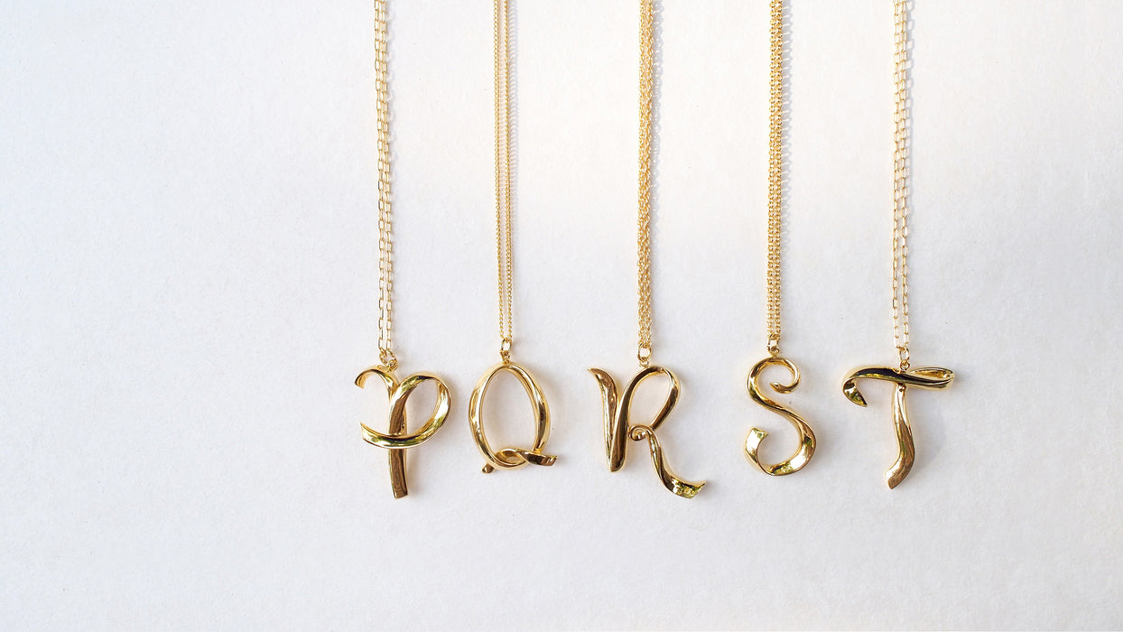 Alphabet P Necklace