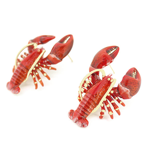 Red Lobster Earrings
