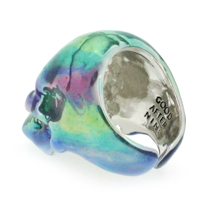 Aurora Skull Ring