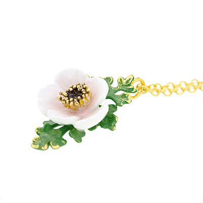 Anemone Necklace White