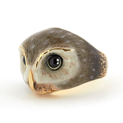 Happy Spotted Owl Ring
