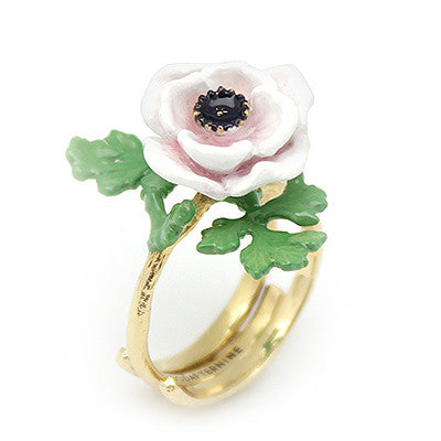 Anemone Ring White