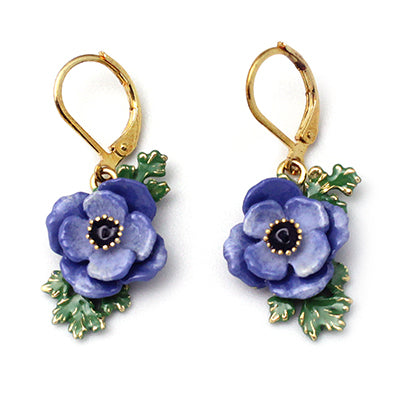 Anemone Violet Earrings