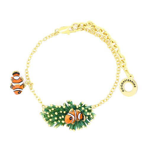 Clownfish and Sea Anemone Bracelets