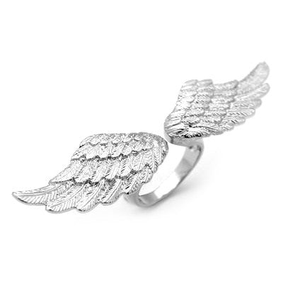 Angel Wing Ring Silver