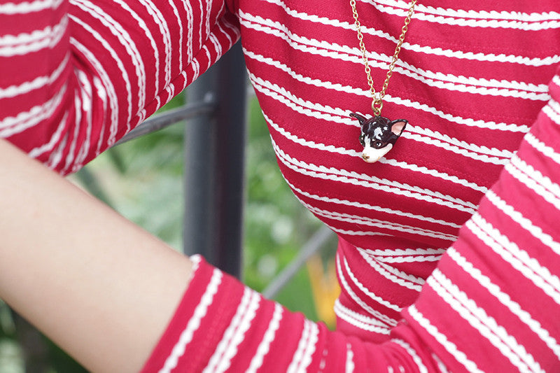 Choco Chihuahua Necklace