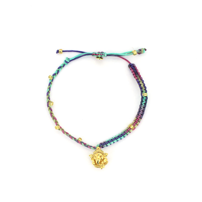 Ganesha Gold-Rainbow SET Bracelet / Favora - Lucky