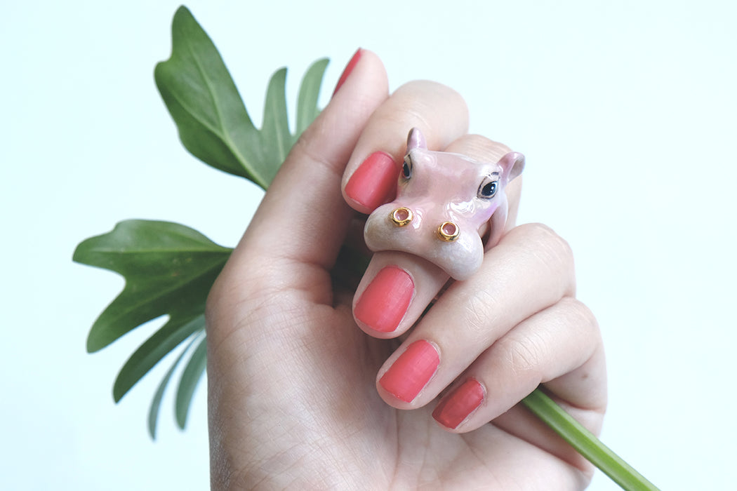 Happy Hippo Ring |Safarica