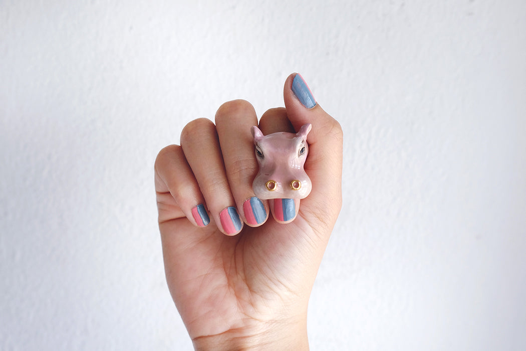 Happy Hippo Ring |Safarica