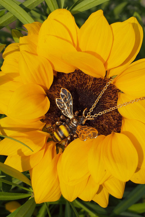 Bee Honey Bee Necklace