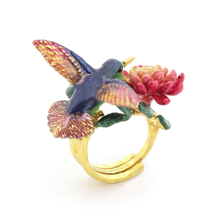 Humming Melody Statement Ring