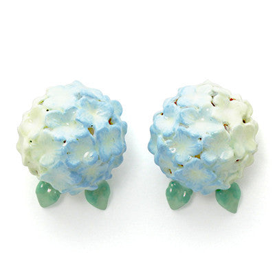 Hydrangea Blue Earrings