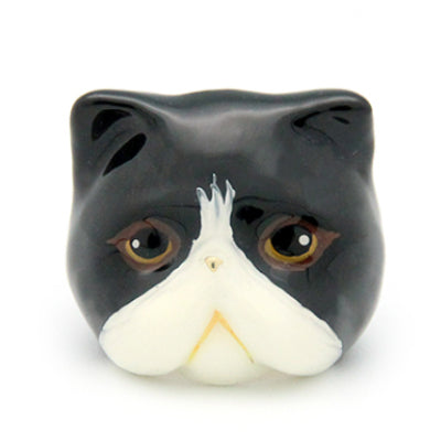 Jumpoon Black and White Cat Ring