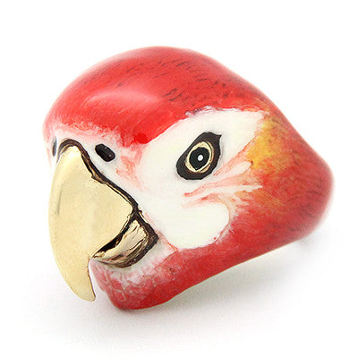 Scarlet Macaw Ring