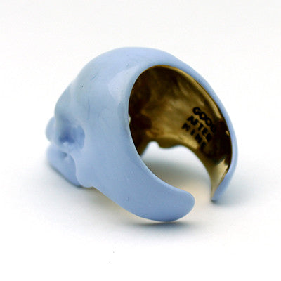 Pantone Serenity Skull Ring