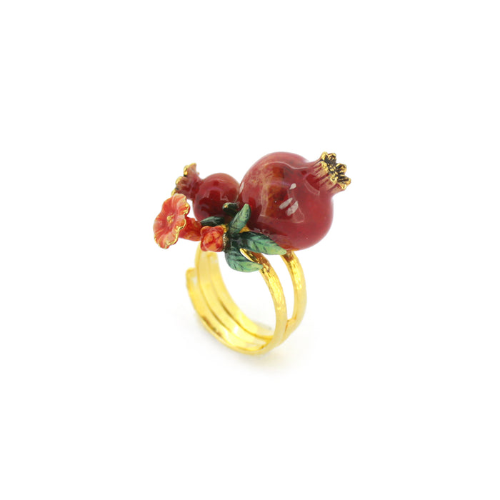 Fruity Blossom | Pomegranate Ring