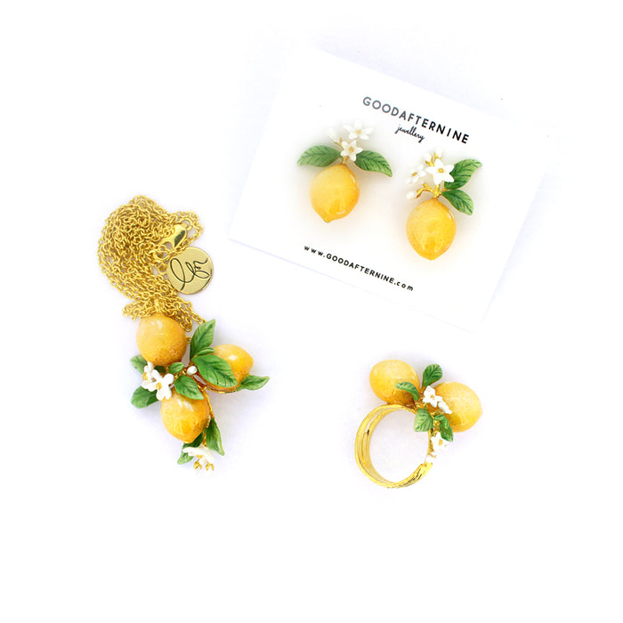 Fruity Blossom | Lemon Necklace
