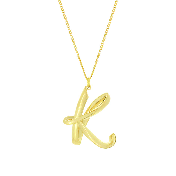 Alphabet K Necklace