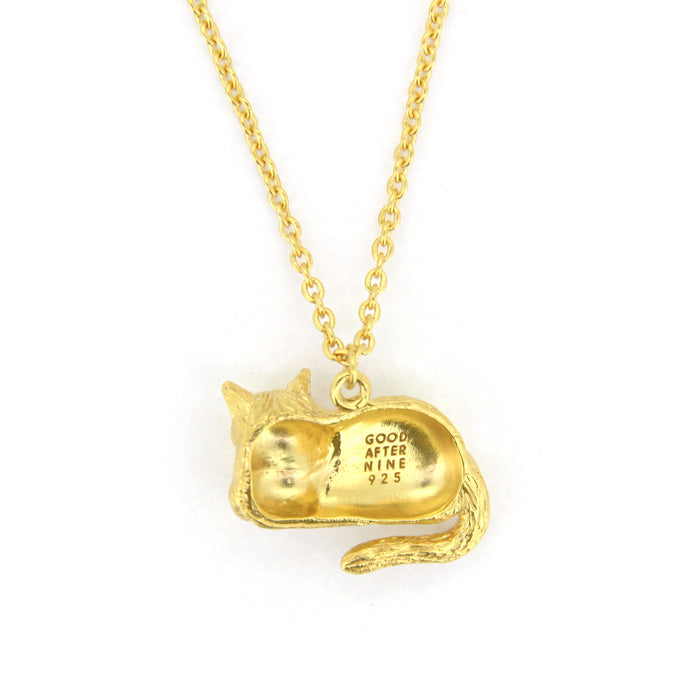 Murmur Dreaming Cat Necklace 925 Sterling Silver