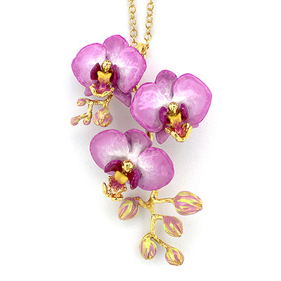Phalaen Purple Necklace