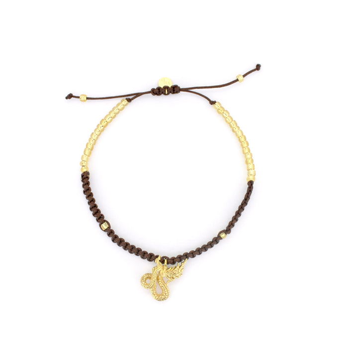 Naga Gold-Brown SET Bracelet / Favora - Lucky