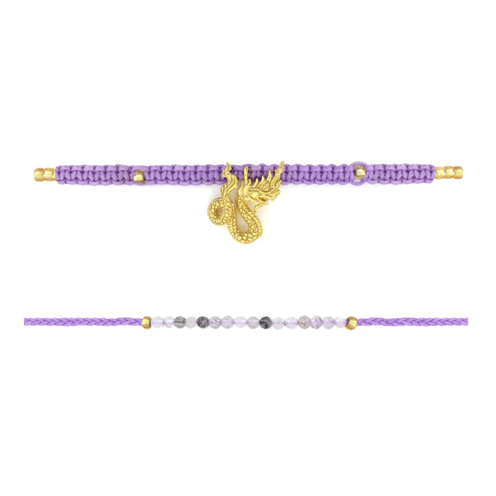 Naga Gold-Purple SET Bracelet / Favora - Lucky