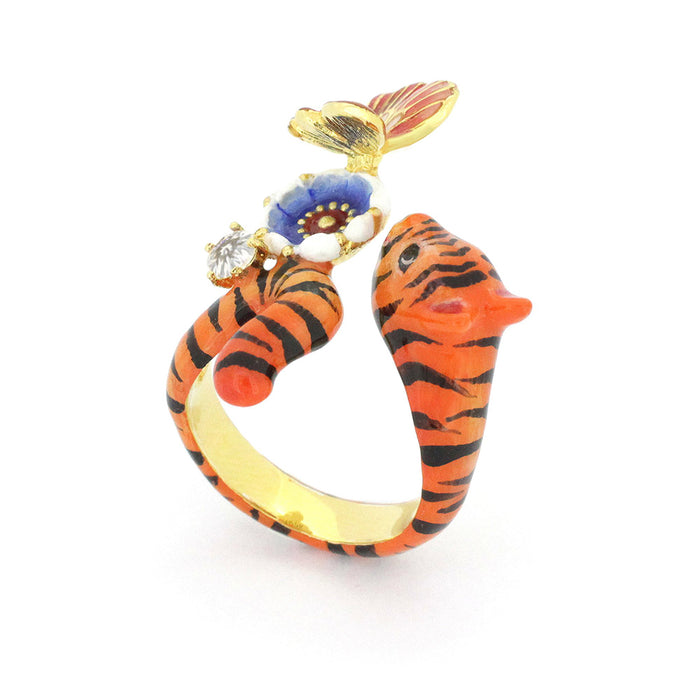 Tiger Butterfly Ring | Orient Romance